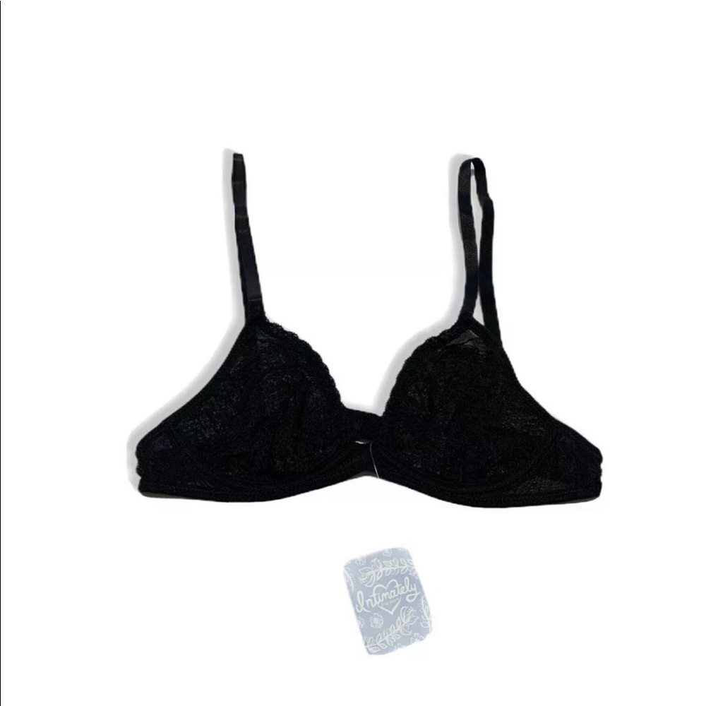 Intimately Free People FP 32A Black Underwire Bra